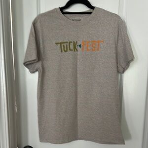 Beige speckled tshirt Tuck Fest from whitewater center event size Medium